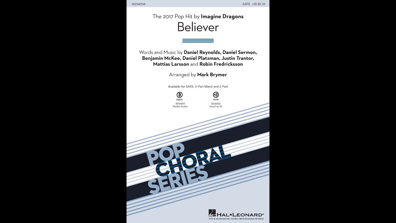 Believer by Imagine Dragons | SATB Choir | Arr. Mark Brymer