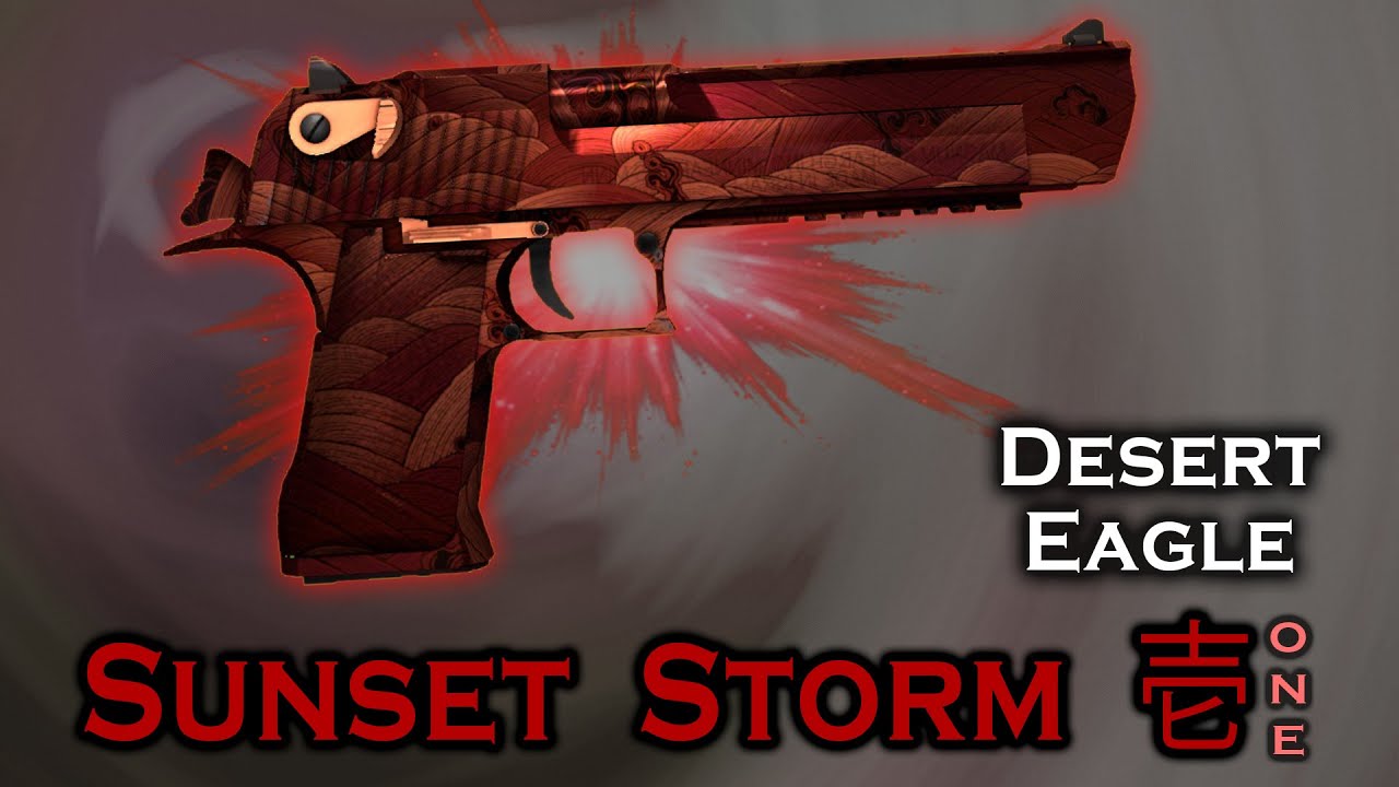 Sunset Storm 壱 Desert Eagle StatTrak stickers skin preview FN/MW/FT/WW/BS