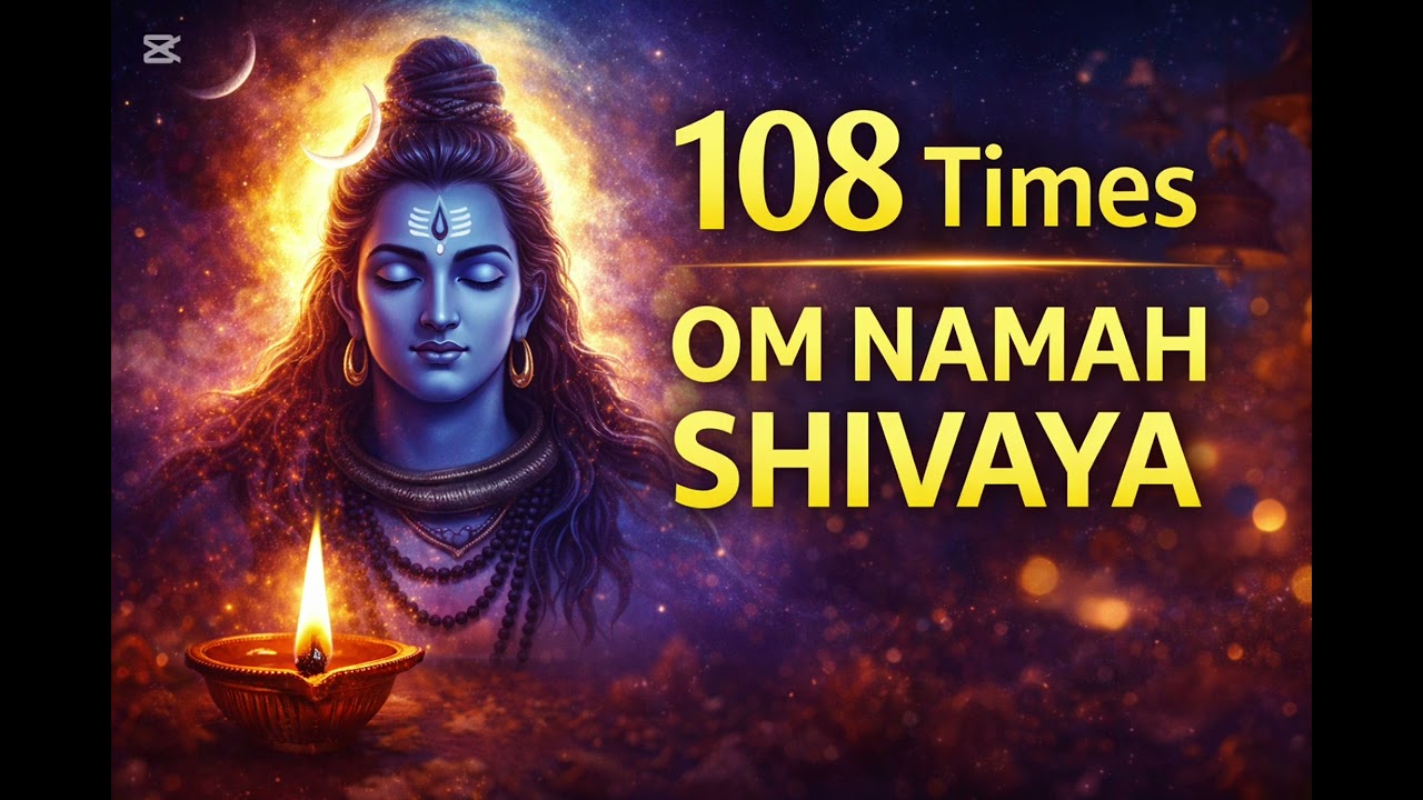 Om Namah Shivaya 108 Times | Powerful Shiva Mantra for Peace & Positivity.