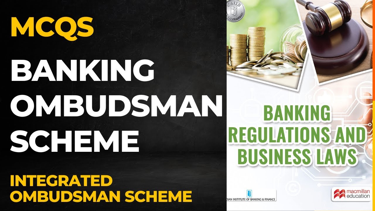MCQs on Ombudsman Scheme | RBI Integrated Ombudsman Scheme 2021 in English