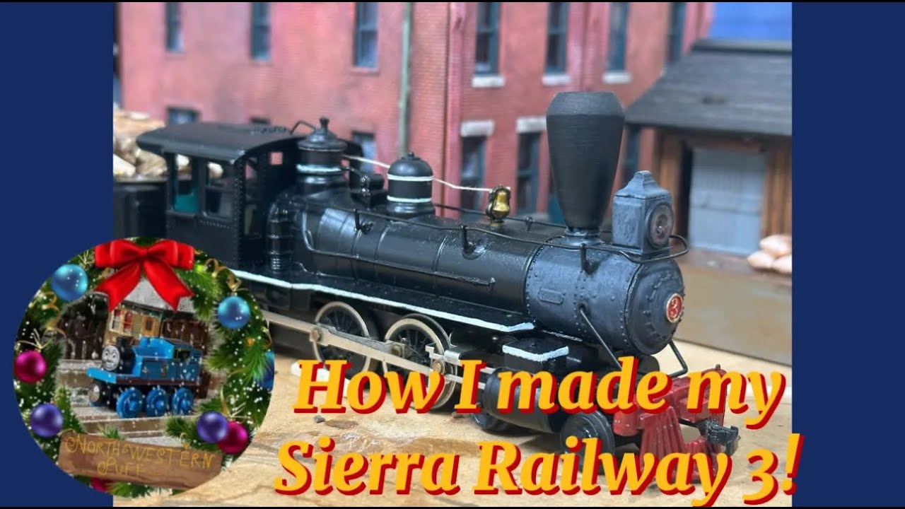How I made my HO gauge Sierra Railway 3!