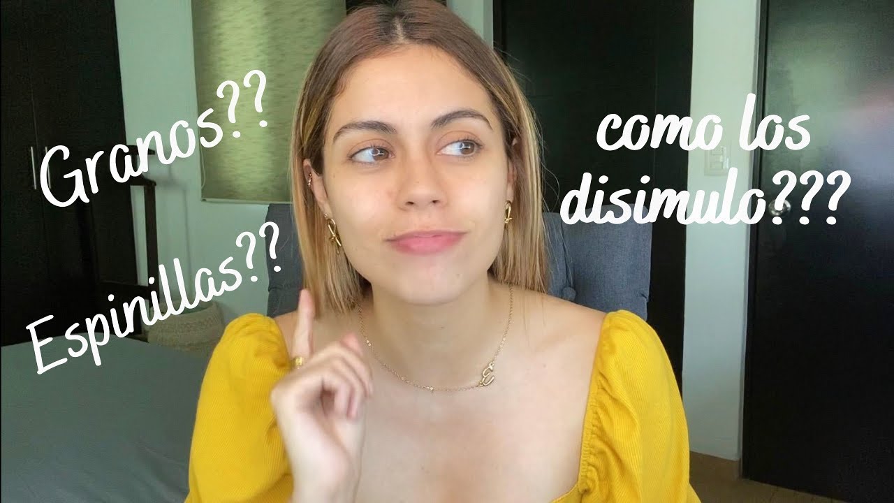 Como tapar granos y espinillas sin base de maquillaje ✨