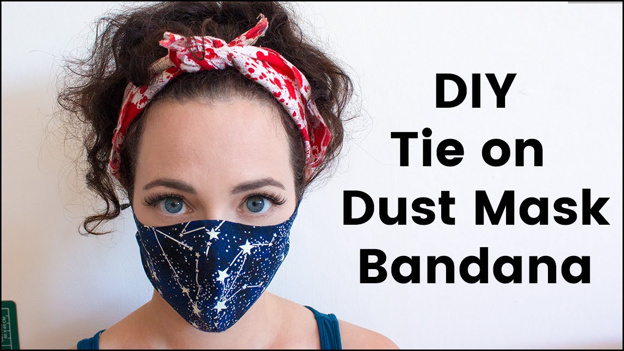 DIY Tie On Face Mask For Burning Man