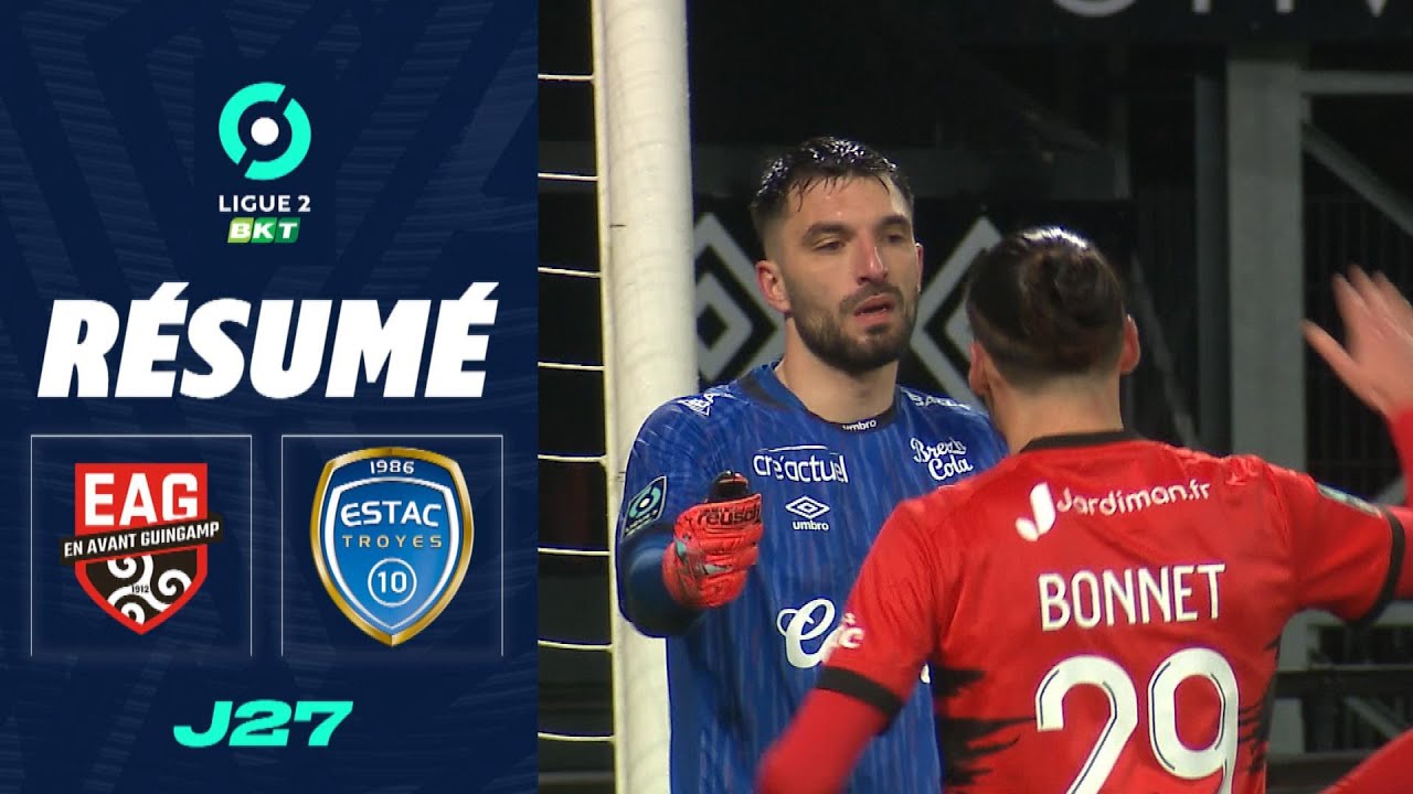 EN AVANT GUINGAMP - ESTAC TROYES (0 - 0) - R&eacute;sum&eacute; - (EAG - ESTAC) / 2023-2024