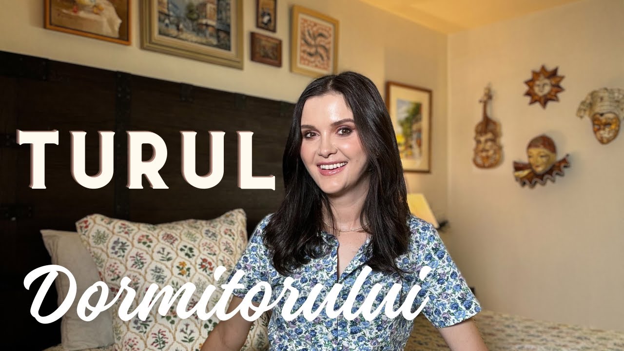 Turul dormitorului proaspat redecorat | Elemente feminine si vintage
