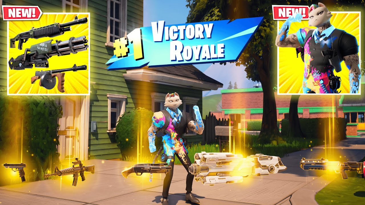 STREET ART MEOWDAS vs NEW MYTHIC'S CHALLENGE (NEW!!! Fortnite Chapter 7 Season 1)