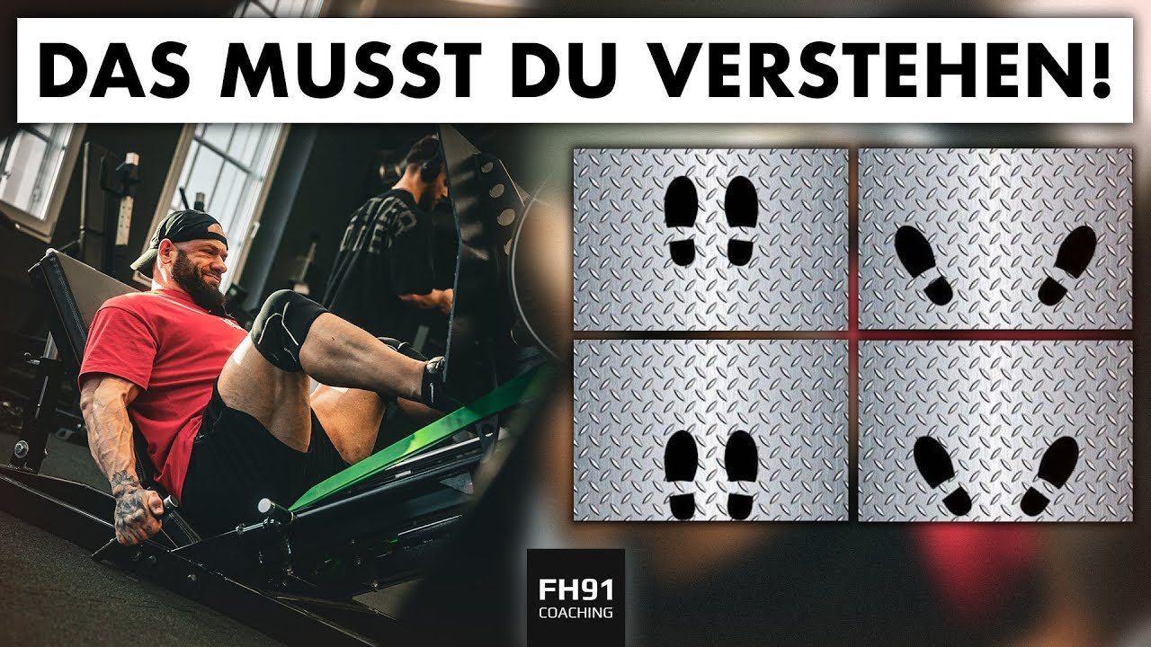 Mach DAS falsch – und trainierst die falschen Muskeln! (Beinpresse erklärt)