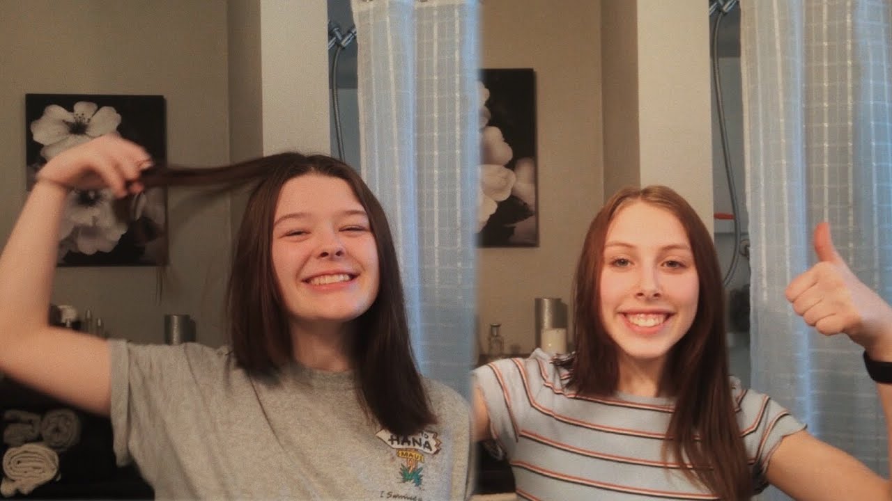 we cut our hair off