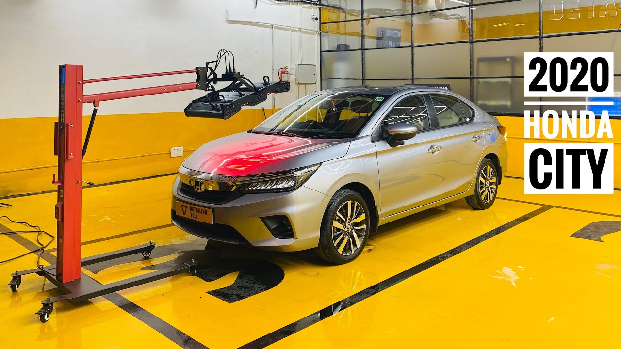 New Honda City Getting Ceramic Coating In Mohali * Ab Paani Nahi Rukega Car Pe*