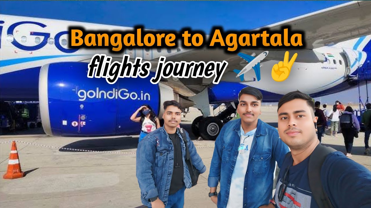 Bangalore to Agartala flight journey✈️১বছর পরে ঘরে ফিরছি #sudipthevlogger
