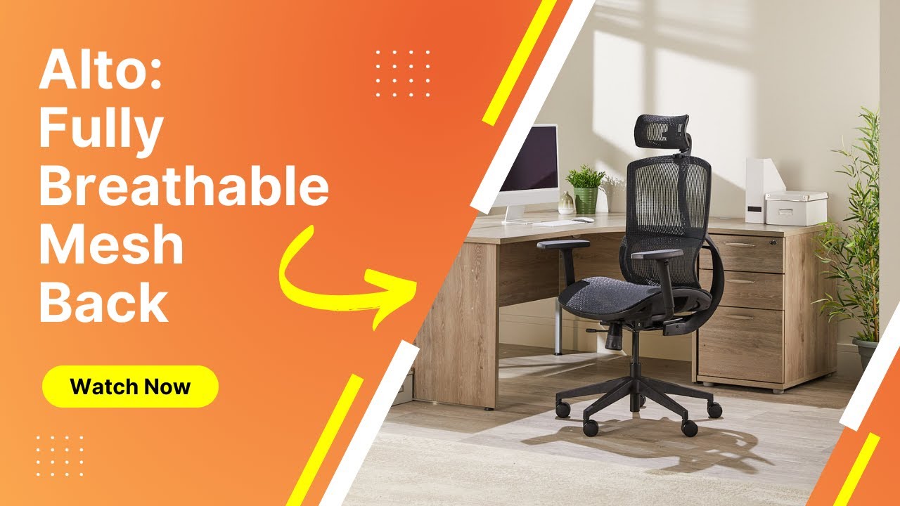 Alto Mesh Office Chair - Fully Breathable Mesh Seat & Backrest