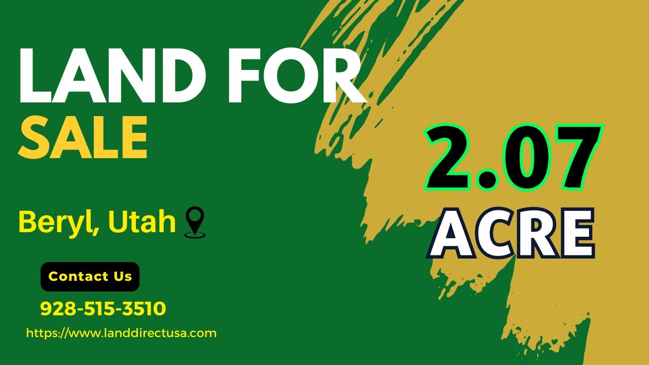 2.07  acre land for sale in Beryl, Utah [E-1707-0171-0003]