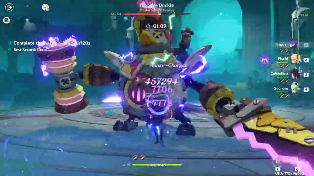 Neuvillette/Flins/Skirk Fearless Stygian 6.4 Clear 245 sec