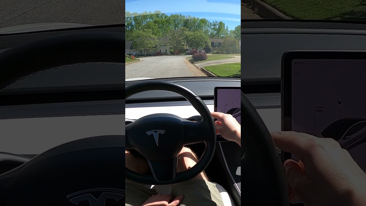 How to use Tesla FSD v12 (Tutorial) #teslafsd #shorts
