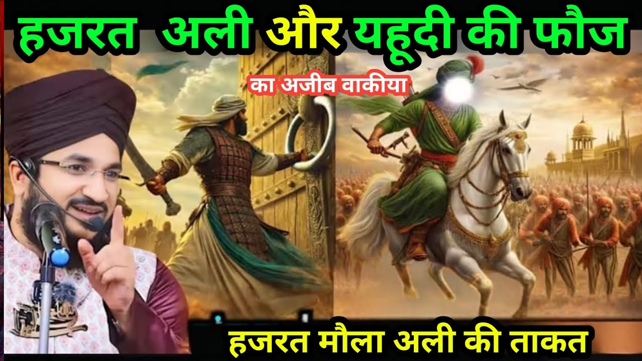Hazrat Ali aur yahudi ki fauj ka Ajeeb waqia हजरत अली की ताकत Mufti Salman azhari Sahab