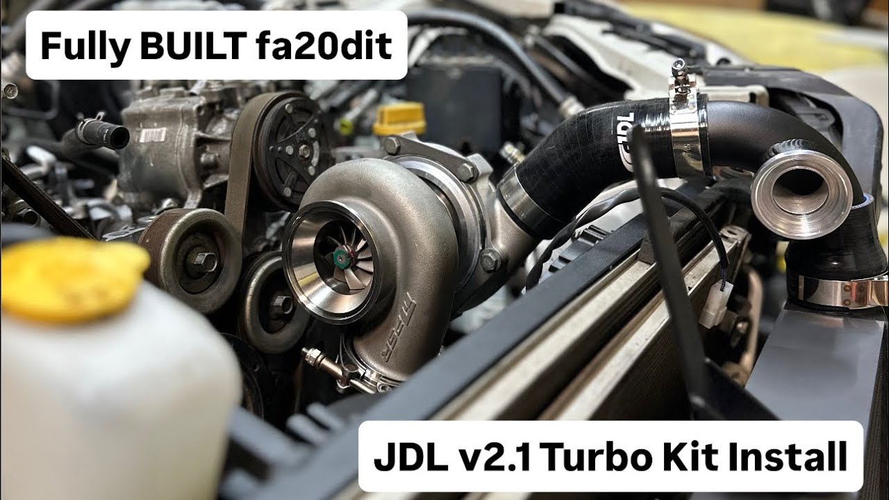 JDL Turbo Kit Install [BUILT motor] - BRZ/FRS/GT86