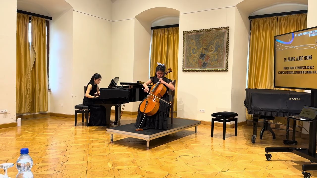 The David Popper International Cello Competition Round II Alice Zhang