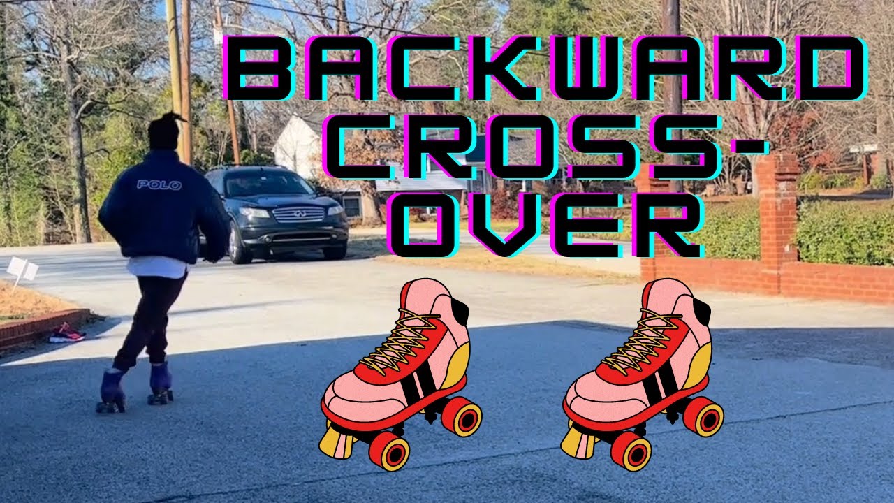 HOW TO ROLLER SKATE: BACKWARD CROSSOVERS