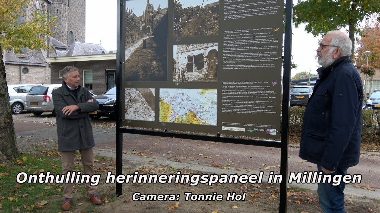 Herinneringsbord onthuld in Millingen