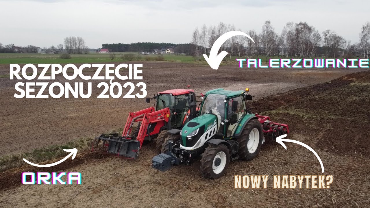 TALERZOWANIE NOWYM NABYTKIEM?!🔥JAZDA NA OBCIĄŻNIKU?🔥orka kubotą🔥Rozpoczęcie sezonu 2023🔥¦Kubota Pol¦