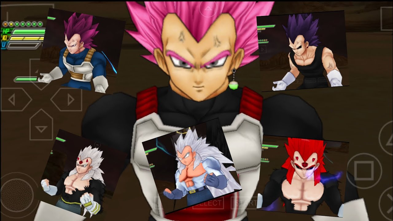 TODAS AS FORMAS DO VEGETA NO DBZ TTT AF E SUPER (LINK DA ISO NOS COMENTÁRIOS)