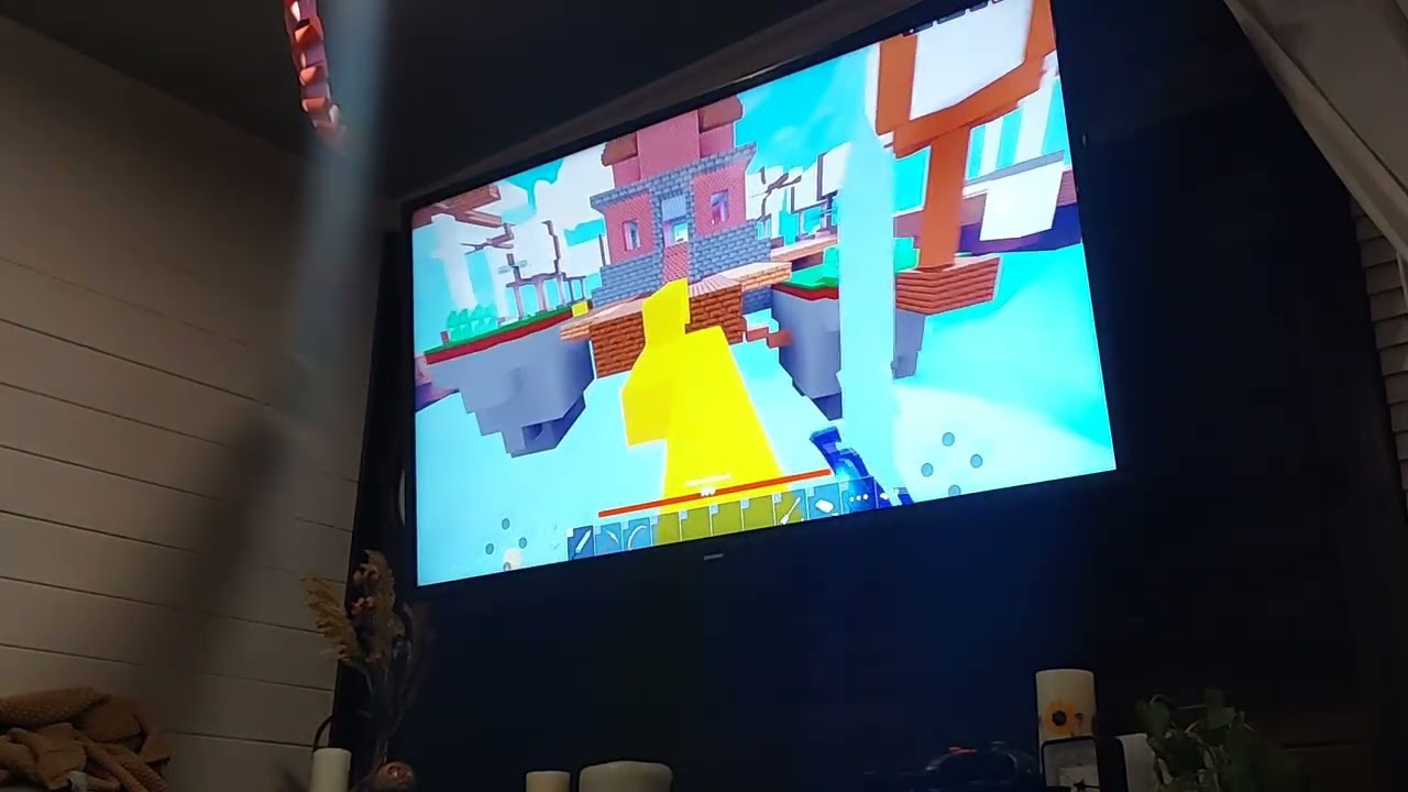 1v1 vs my neighbor in roblox bedwars