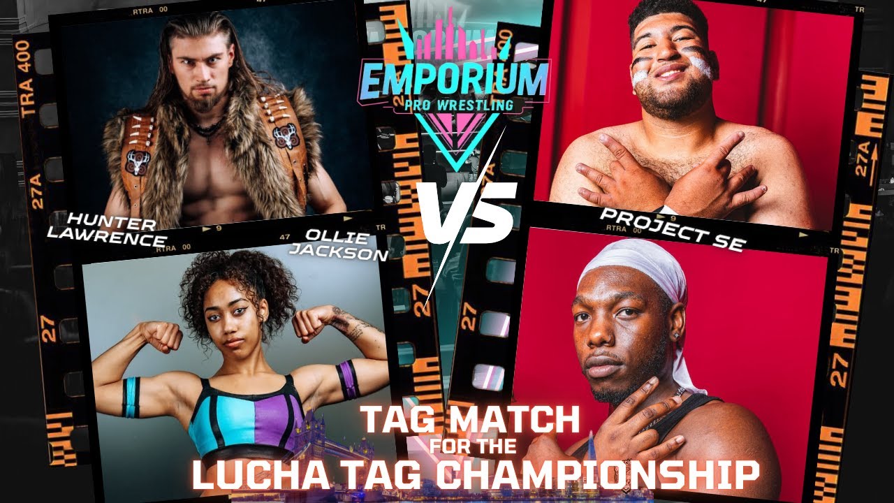 Hunter Lawrence & Ollie Jackson vs Project SE (Nathen Blade & Ty Mon£y) for Lucha Tag championship