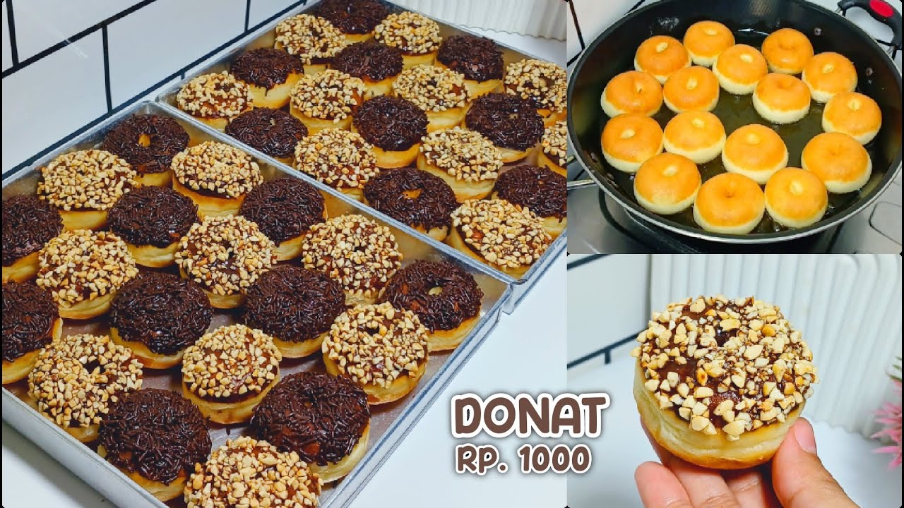 Ide Jualan Donat Rp. 1000an, Super Lembut, Laris Manis !!