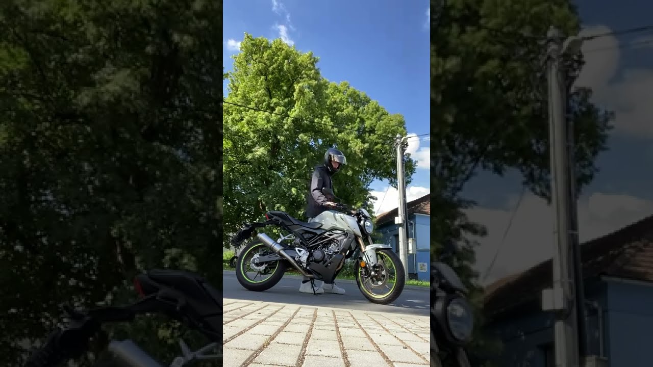 Honda cb125r STORM GP exhaust sound