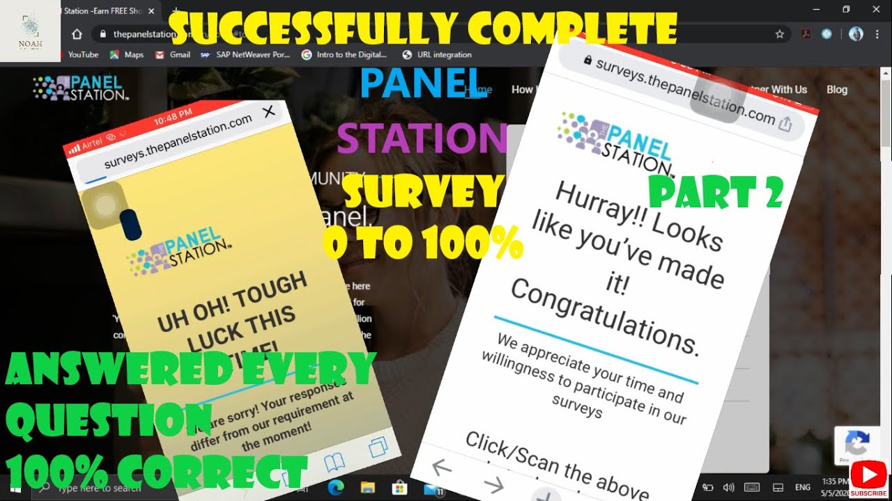 HOW TO COMPLETE PANEL STATION SURVEY SUCCESSFULLY | PART 2 | COMPLETE FULL SURVEY| TOP SURVEY SITE