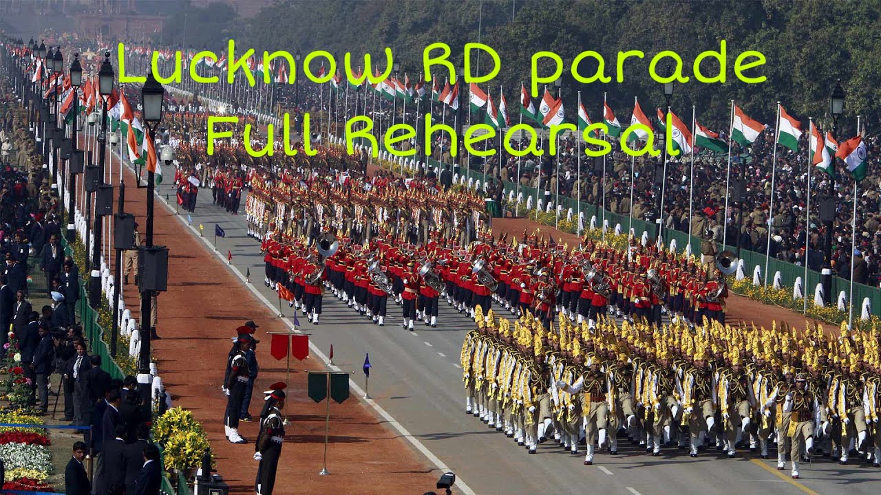Lucknow Republic Day Parade full Rehearsal 2026 | Charbagh to K.D Babu Stadium | Bittoo Pandey vlogs