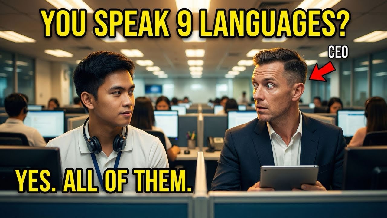 CEO Hears Filipino Speak 9 Languages—What He Does Next Leaves the Whole Office Stunned