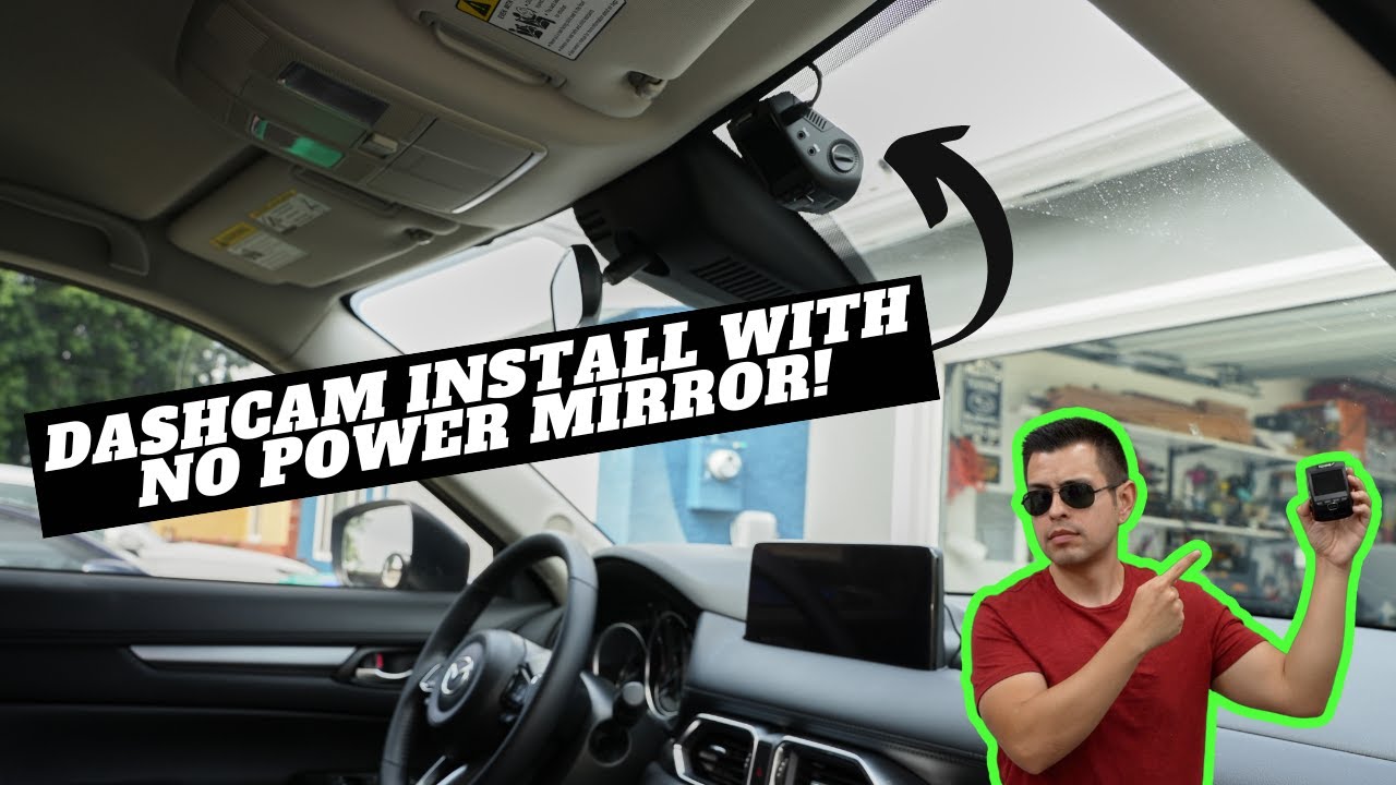 2024 Mazda CX5 Dashcam Installation! CX5 Dashcam Install with No Power Mirror!