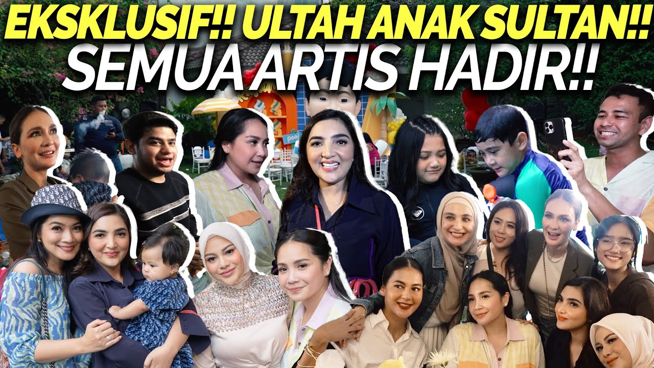SERU!! KEHEBOHAN ULANG TAHUN RAFATHAR BARENG RAFFI AHMAD, NAGITA, LUNA MAYA, FADIL JAIDI, LESTI DLL!
