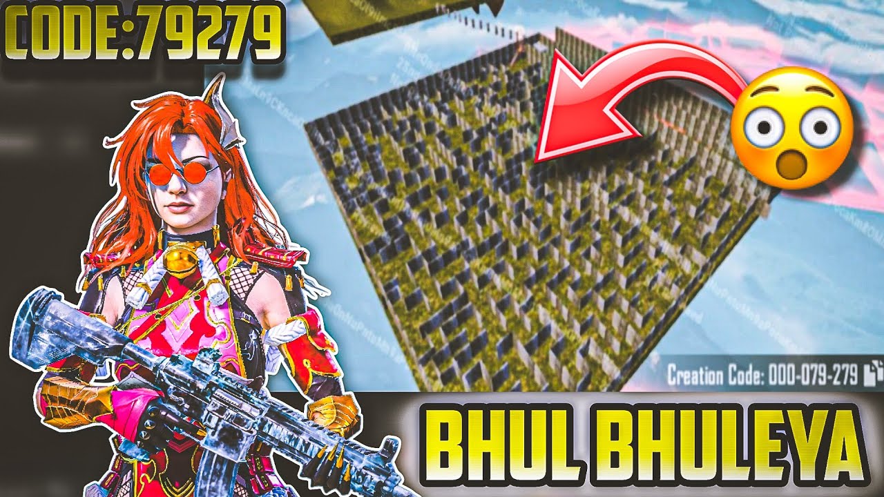 79279 Bgmi wow Parkour map code 79279 Bhul Bhuleya #bgmi #pubg #pubgmobile 