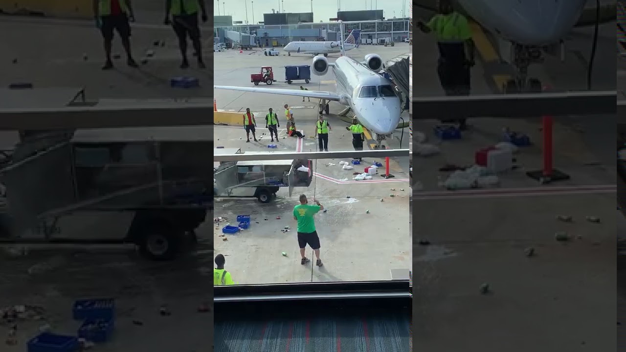 O'Hare International Airport  Catering Cart's is out of control