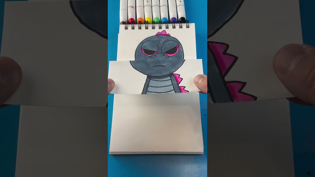 How to Draw Godzilla Sprunki #artlandhowtodraw #godzilla #sprunki #shorts