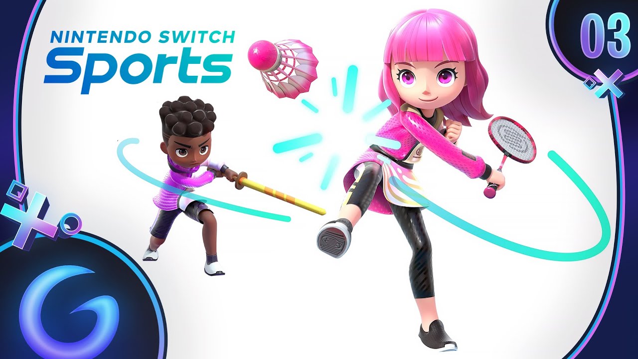 NINTENDO SWITCH SPORTS FR #3 (Badminton et Chambara)