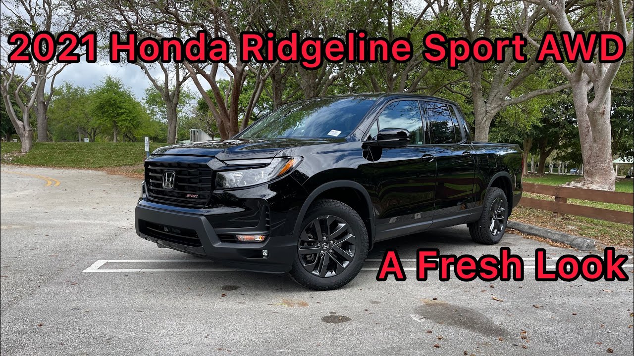 Honda Ridgeline Sport 2021 года — сзади с ручкой регулировки громкости