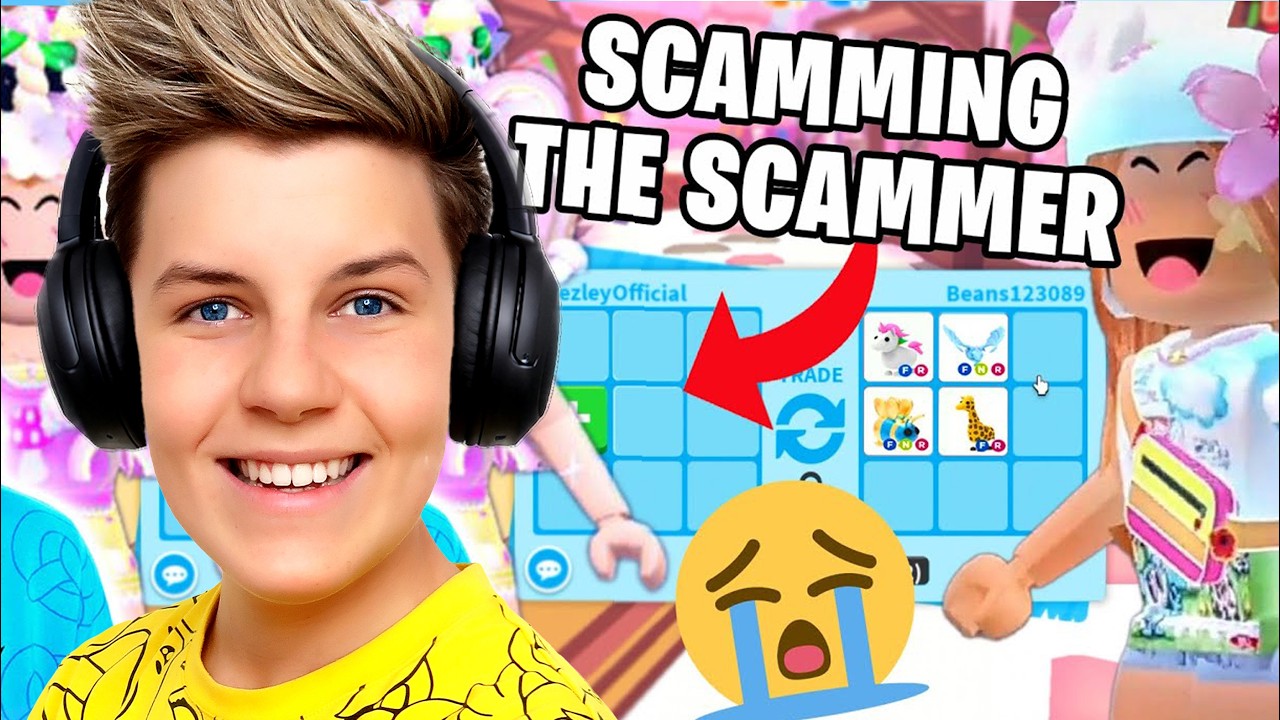 SHE TRIED TO SCAM ME BUT IT BACKFIRED! Adopt Me Trading Scammers!!