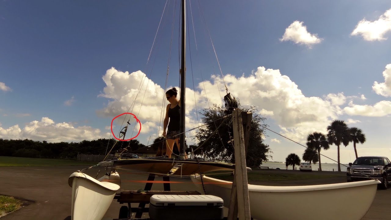 Hobie 16 Mast Raise Solo