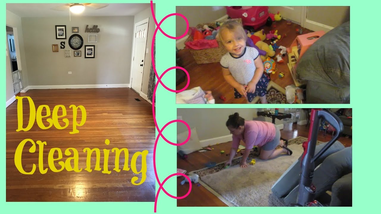 Deep Cleaning the Living Room | Take it all OUT!