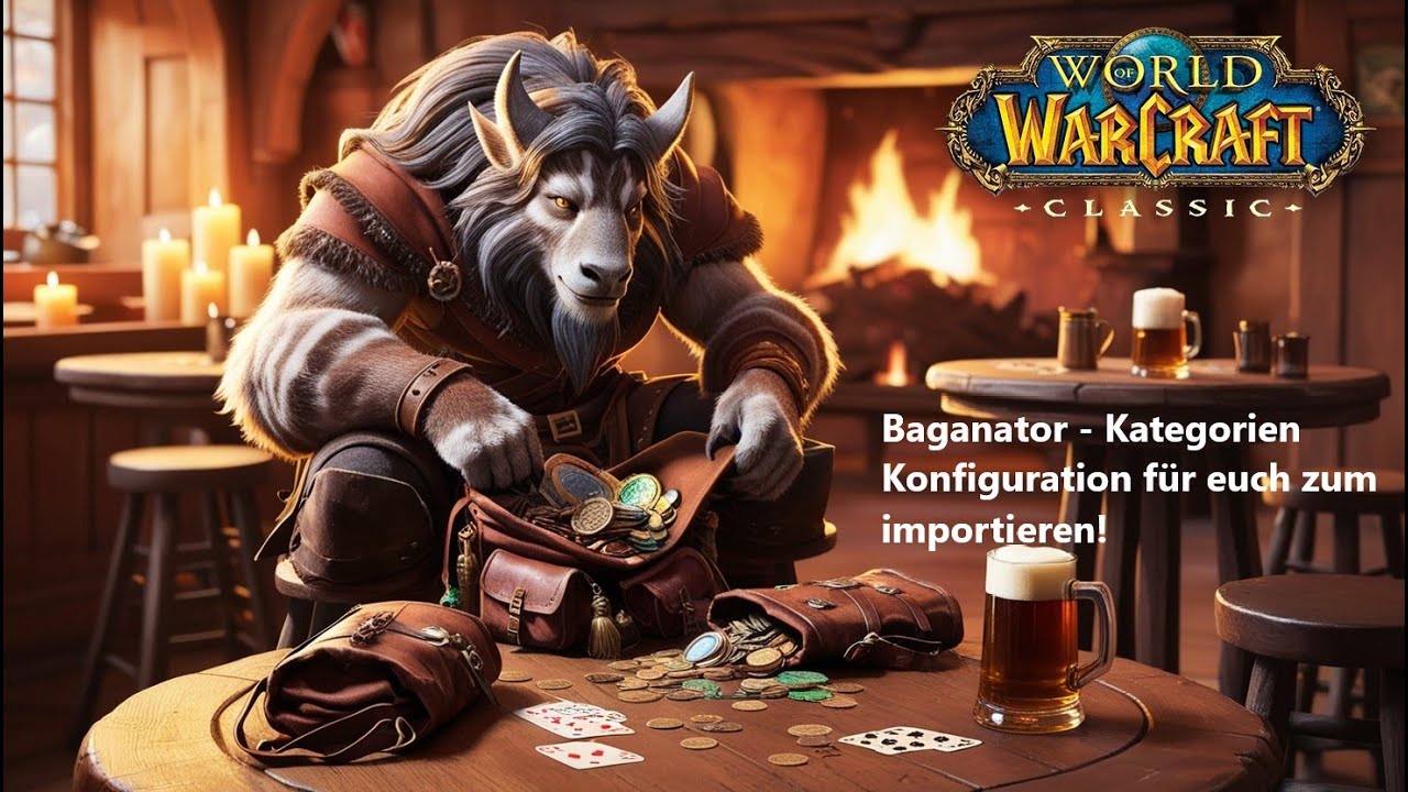 WoW Classic - 🎒Baganator🎒Meine Kategorien f&uuml;r euch zum importieren - Taschen Addon