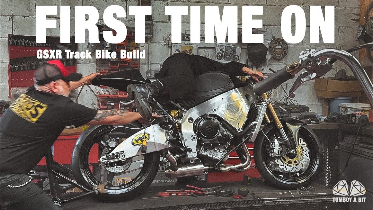 Building a Subframe and Sitting on GSXR Track Bike Build For a First Time