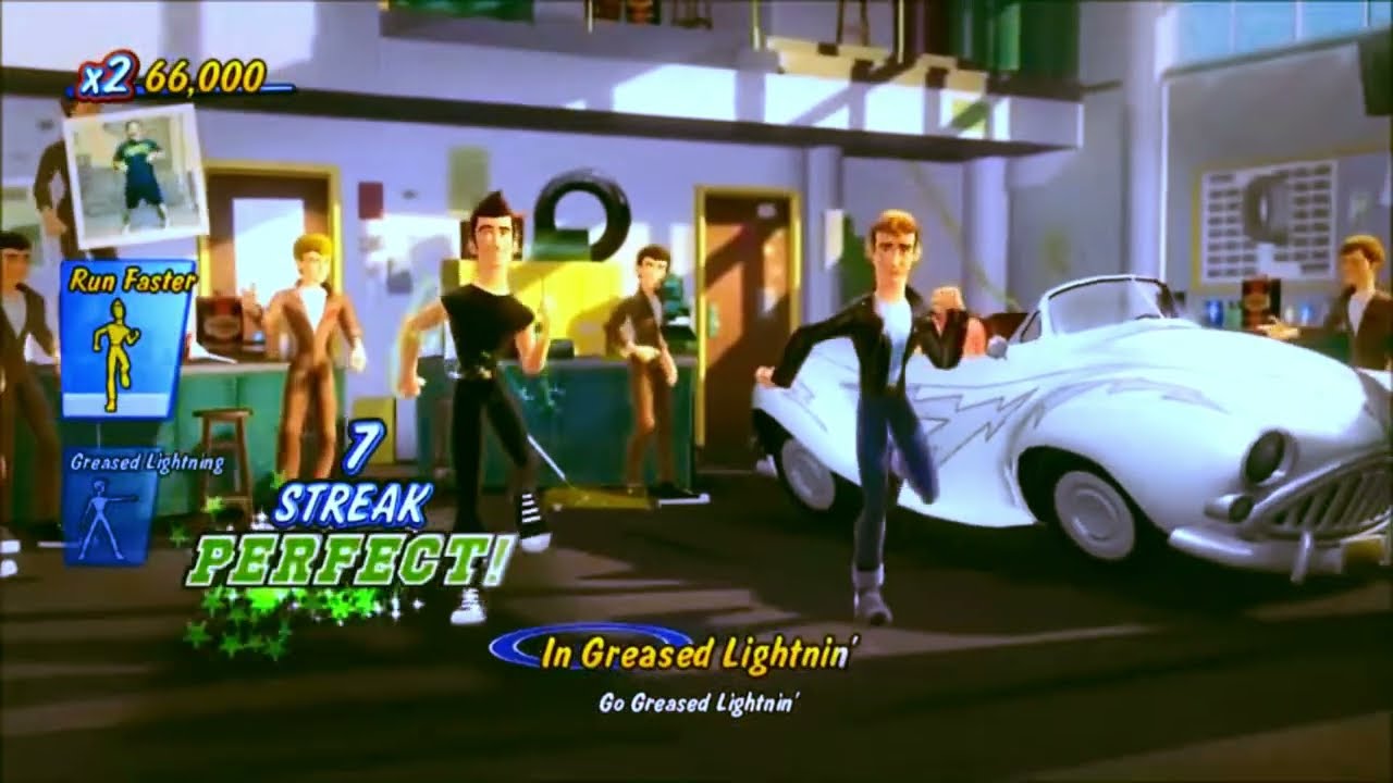 Grease lightning - música y baile (juego Xbox)
