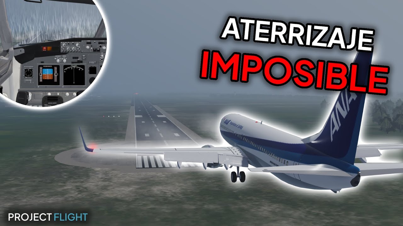 ATERRIZANDO UN AVION 🛬 EN CONDICIONES EXTREMAS 💥​| Roblox Project Flight Simulator
