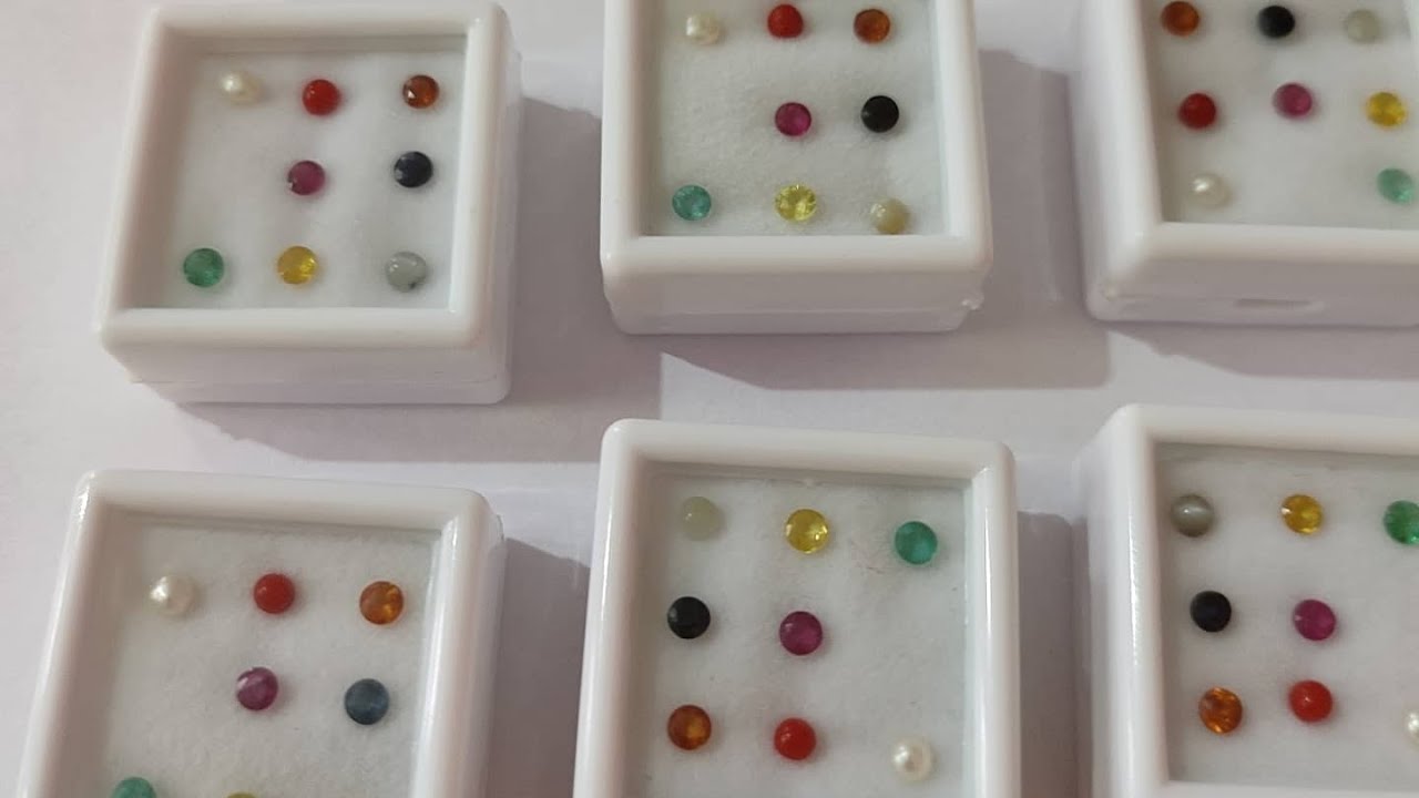 On Of My Favorite Navratna Stones Sets Available At wholesale Prices