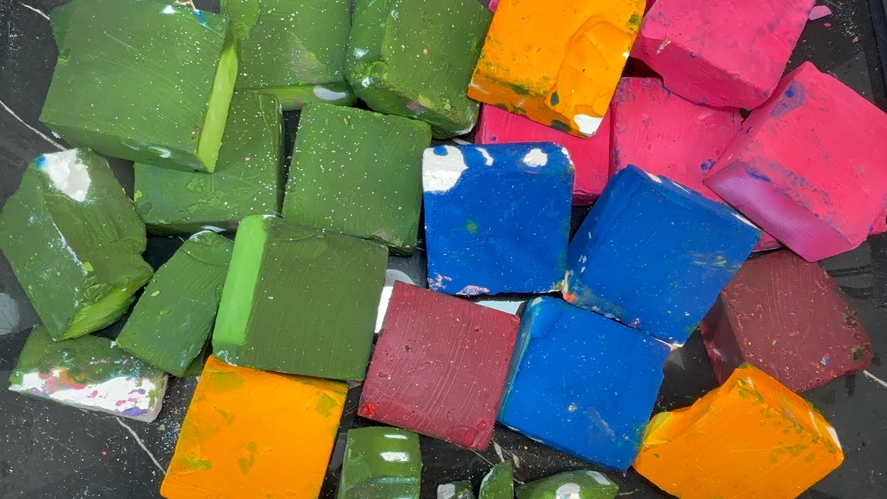 Multicolor Softes Chalk | Oddly Satisfying 