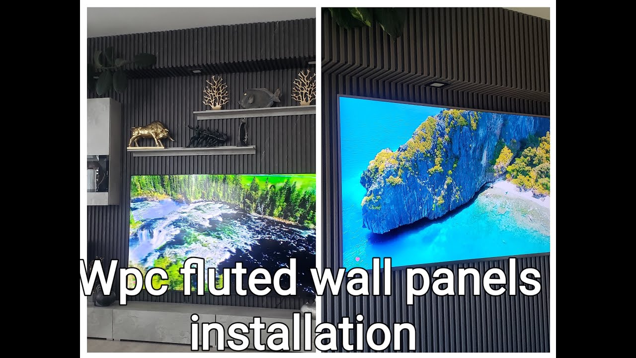 fluted wall panels installation    4K
