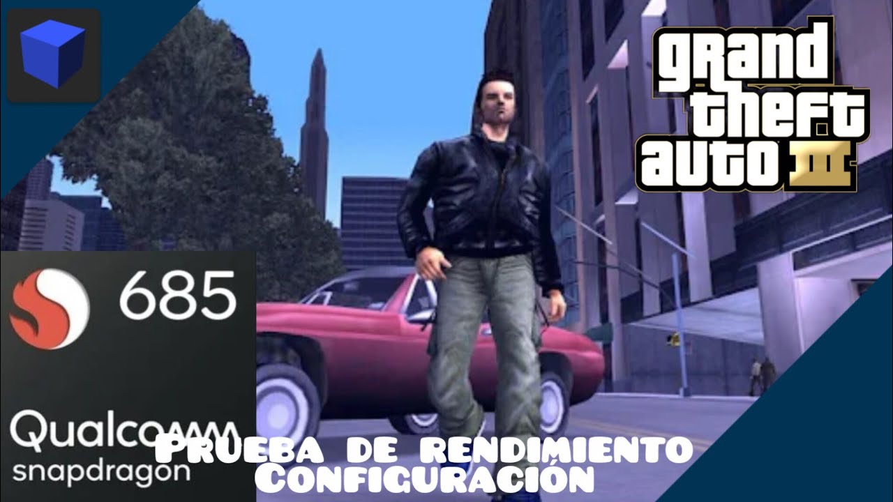 GTA III PS2 - Aethersx2 (Snapdragon 685) Redmi Note 13 Test rendimiento
